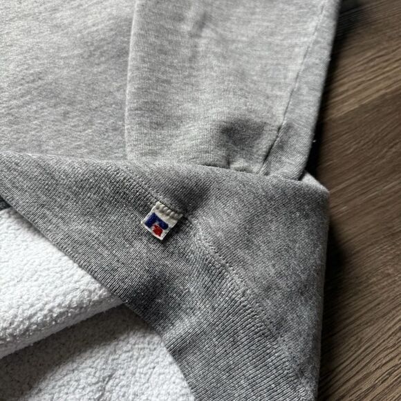 VTG 80s Russell Athletic Sweatshirt Adult XL Gray Tri-Blend Crewneck Blank USA - Picture 6 of 8